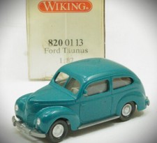HO 1:87 Wiking 820 01 13 Ford Taunus Buckeltaunus in blau grün in OVP