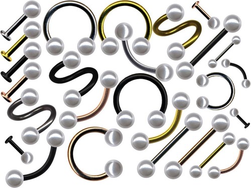 Piercing perl pearl septum - perl,