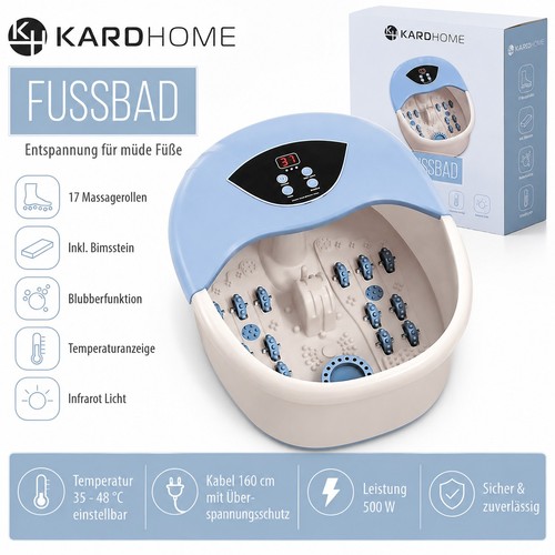 Kardhome fußbad massagegerät - fußbad,