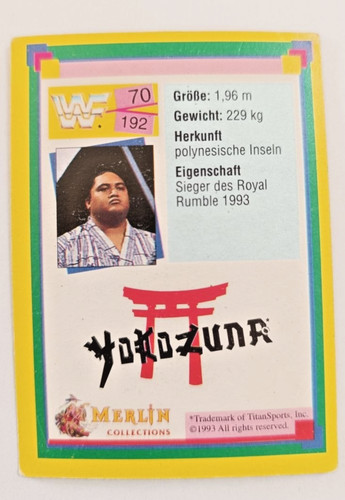 Wwf wrestling sammelkarte - wwf,