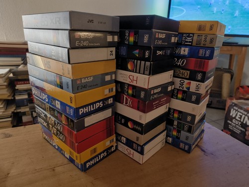 Vhs kassette 2 - kassette,