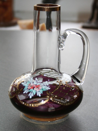 Karaffe vase aus glas - karaffe,