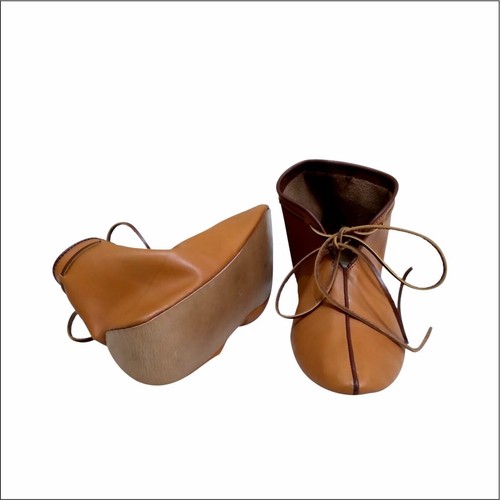 Wikinger leder schnürstiefel - leder,