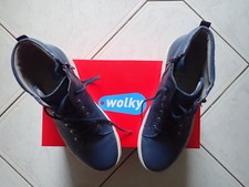 Wolky Lift Savana ~ Jeansblauer Schuh ~ Gr. 39 ~ 1x getragen ~ original Karton