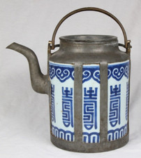 Antike teekanne china qing - china,