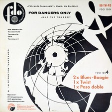 7" VIKTOR RESCHKE For Dancers Only FDO 1004 Blues-Boogie/Twist/PasoDoble EP 1963