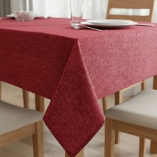 Tischdecke Leinenoptik