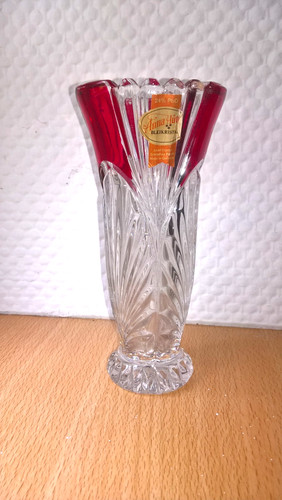 Vase aus bleikristall - aus,