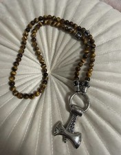 Herren Halskette Tigerauge -