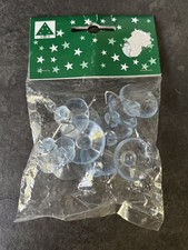 10 Saugnäpfe Metallhaken Deko Lichterketten Fensterbilder etc. in-/outdoor NEU