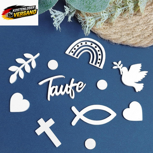 Streudeko taufe 120 stück - streudeko,