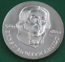 A.S.S DDR 20 Mark Gedenkmünze Ernst Moritz Arndt Silber 1985 J: 1605 stgl Bfr R
