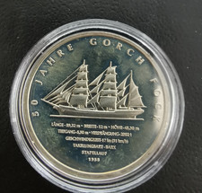 Gorch Fock Segelschulschiff Gedenkmünze PP 2008 10€ silber J