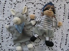 2  STERNTALER Schmusetücher...HASE und RÄUBER mit Maske