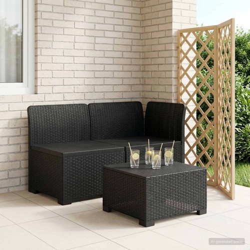 Sitzer gartensofa rattan - 2-sitzer,