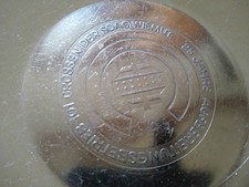 Teller Aufbereitungsbetrieb Crossen 101 SDAG Wismut alt DDR Andenken Bergbau 