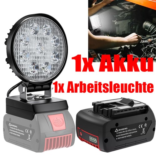 Akku 1x arbeitsleuchte - akku, +