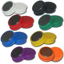 Pinnwand Magnete D20x7 mm Rund Farbig Bunt Büro Kühlschrank Tafel Whiteboard