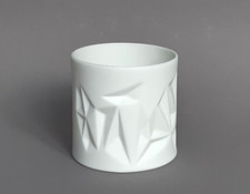 Stelton Kerzenständer 8 cm Porzellan Biskuit weiß Teelichthalter