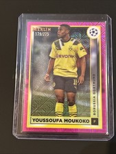 Topps Merlin Chrome 2022/23 Youssoufa Moukoko /275 Pink BVB Borussia Dortmund