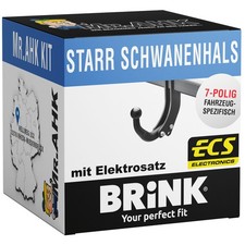 Brink AHK starr für Audi A5 Cabrio 8F7 09-16 mit 7polig spezifisch