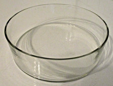 Glasschale Dekoschale rund transparent "Petrischale" ähnlich CORA Sandra Rich