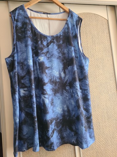 ärmelloses shirt 6xl - shirt, batik