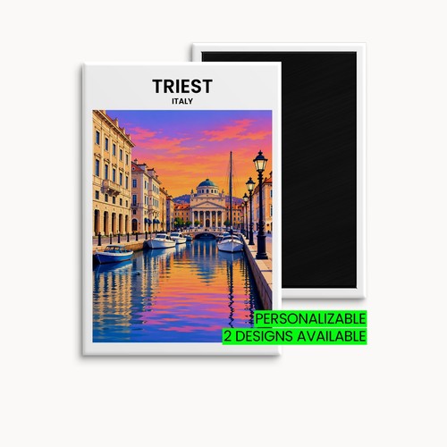 Triest kühlschrankmagnet - triest,