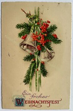 AK alte Postkarte Motiv Weihnachten um 1935 Litho Glocke
