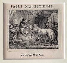 La Motte Fabeln Kupferstich