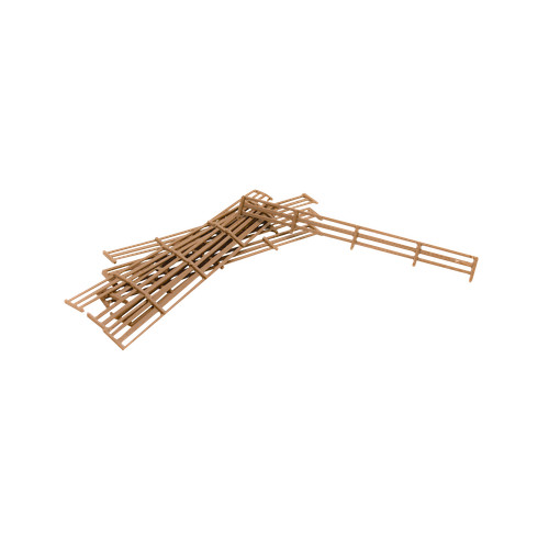Lattenzaun 10er pack - lattenzaun,,