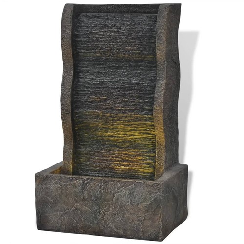 Zimmerbrunnen led polyresin - led,