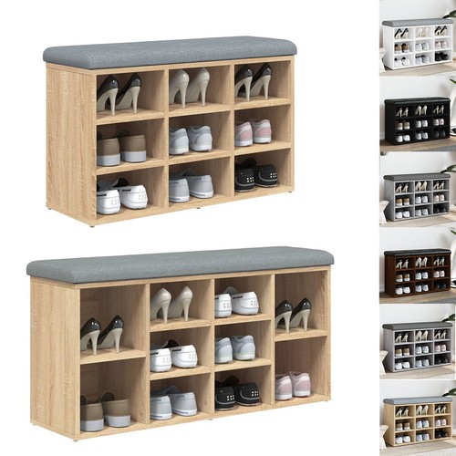 Schuhbank mit sitzkissen - schuhbank,
