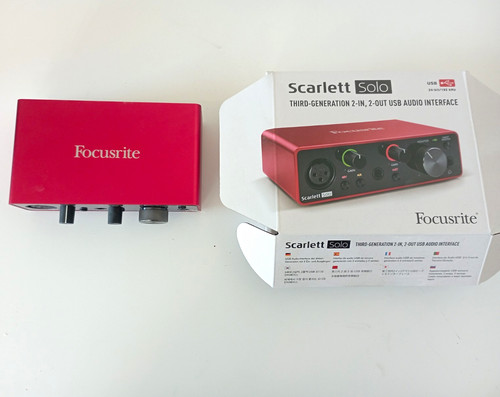 Focusrite scarlett solo 3rd - focusrite,