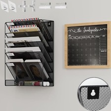 6 Fächer zeitungshalter Wand