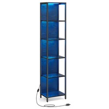 Led bücherregal mit ebenen - mit, 6