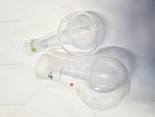 2 Rundkolben, 50 ml 100 ml, NS 29/32 und 14/23