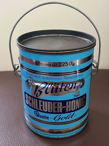 Alte honig blechdose quelle - honig,