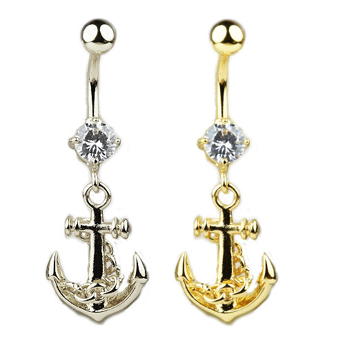 Anker mit kette kristall - anker,