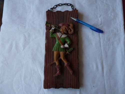 Holzbild wandbild trompeter - wandbild,