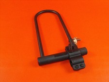 Retro Vintage Fahrrad Schloss Fahrradschloss Bügelschloss 2 Schlüssel NOS #1