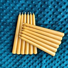 2 - 12 STCK. Handarbeit 100 % reines Bienenwachs Kerzen konisch Esstisch Kirche Kerze