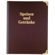 Speisekartenmappe A4 mit