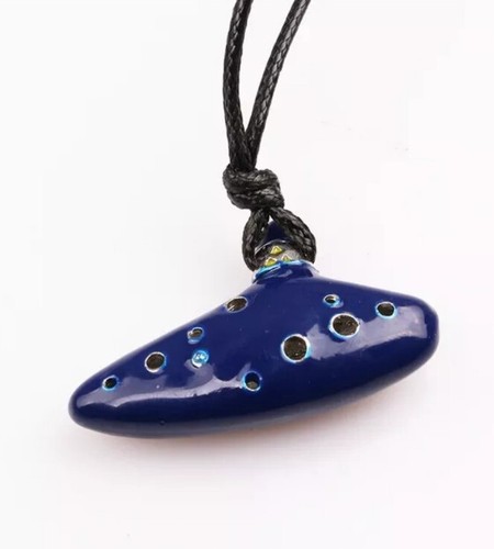 Zelda ocarina time necklace - ocarina,
