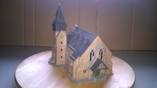 Kibri 9774 Bausatz gebaut 1:87 HO - Haus,Gebäude - KIRCHE "Aumenau"  #96#