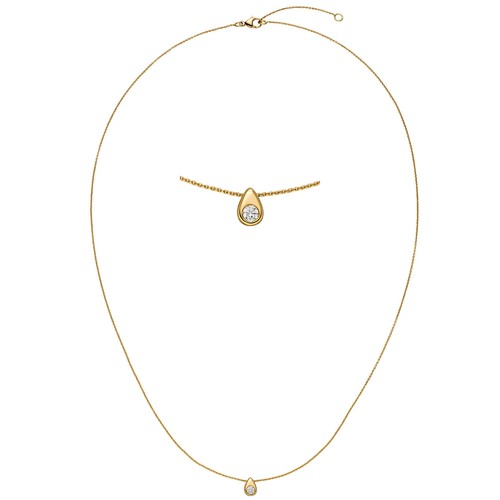Collier mit anhänger tropfen - anhänger,