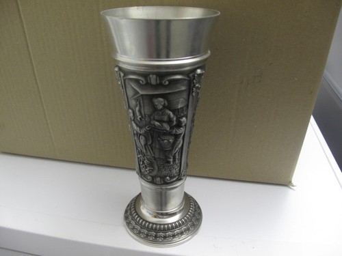 Zinn vase becher mit - vase,,