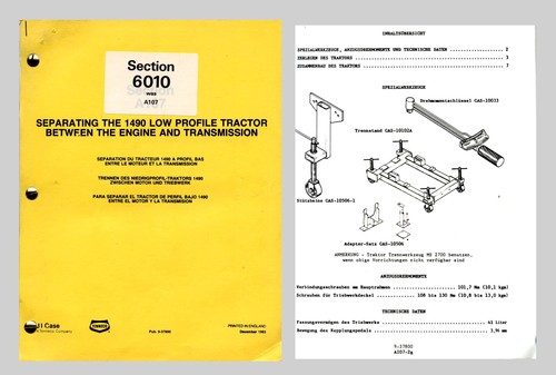 David brown case 1490 trennen - case,