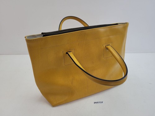 Handtasche ddr kunstleder gelb - kunstleder,