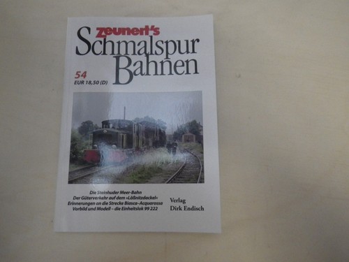 Zeunert schmalspurbahnen 54 - zeunert´s,